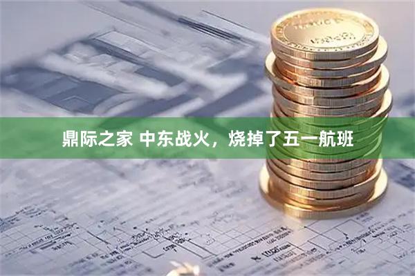 鼎际之家 中东战火，烧掉了五一航班