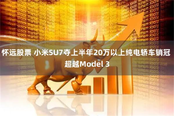 怀远股票 小米SU7夺上半年20万以上纯电轿车销冠 超越Model 3